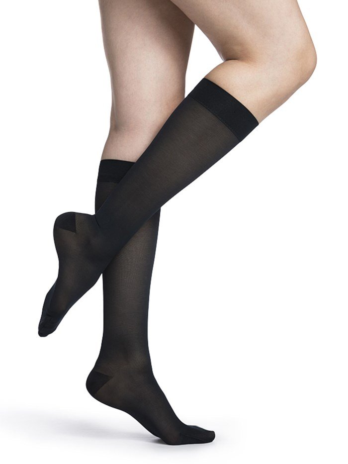 QUADA Thigh High Compression Stockings, Firm Support 20-30mmHg