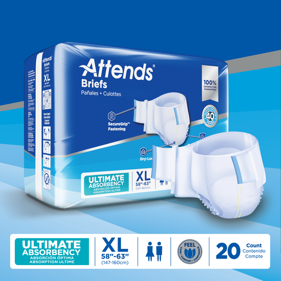 Attends Advanced Briefs, X-Large