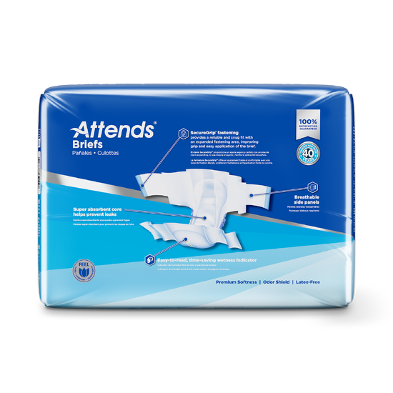 Attends Briefs Maximum Absorbency, Large