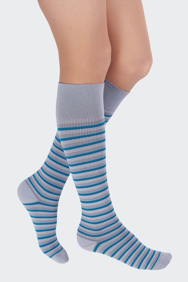 Rejuva® Stripe Knee High