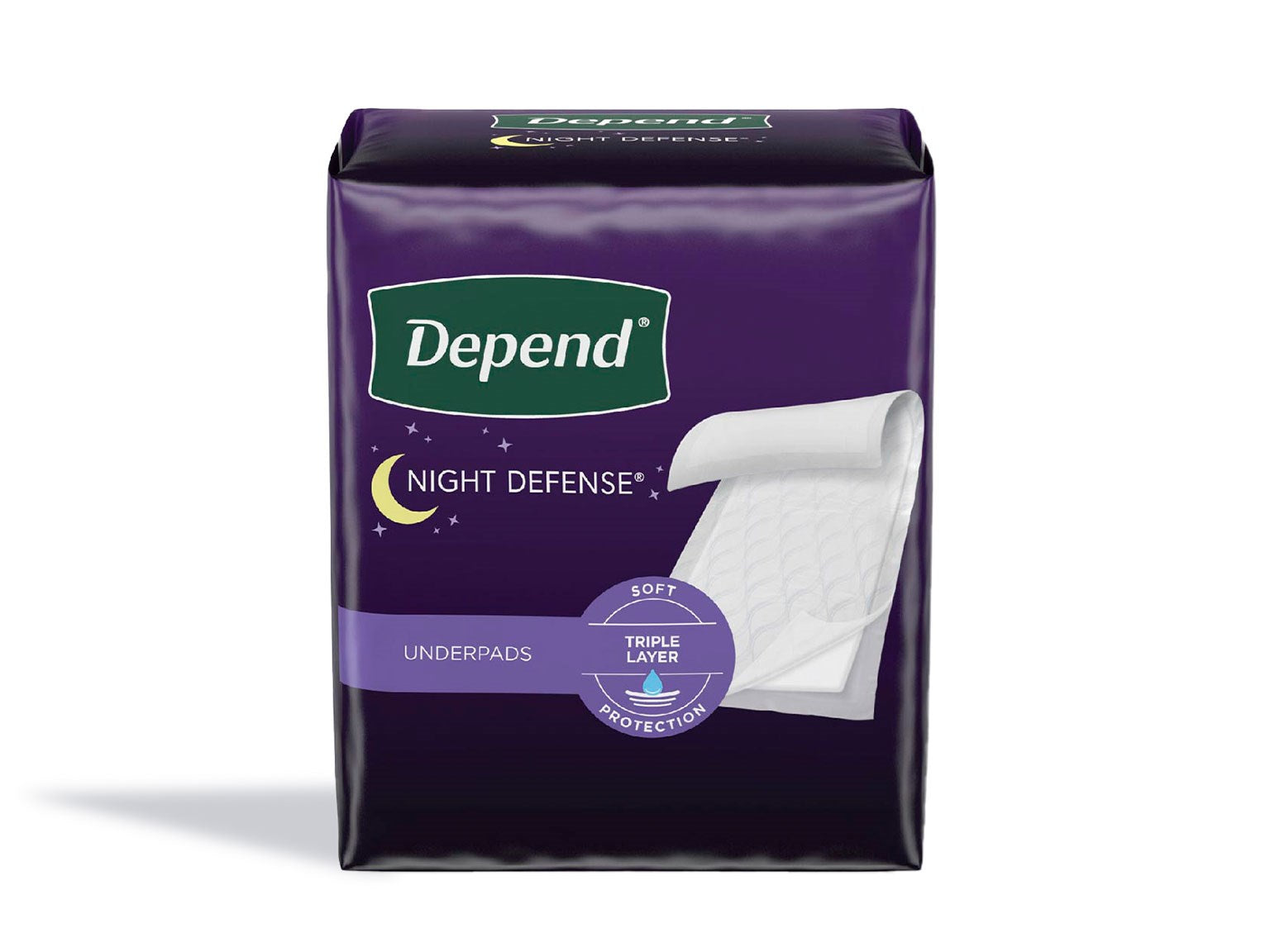 Depend Night Defense Underpads Convenience