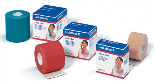 Leukotape K Thin Elastic Adhesive Tape 5cm X 5m, Black - Box Of 1 - Home Health Store Inc