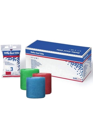 Delta-Cast Elite Polyester Cast Tape 5cm X 3.6m, Light Blue - Box Of 10 - Home Health Store Inc