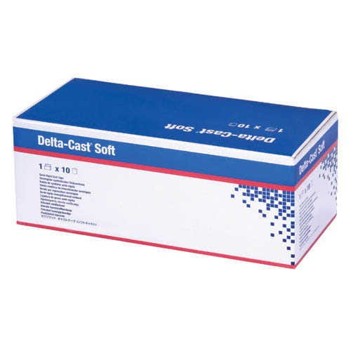 Delta-Cast Soft Polyester Semi-Rigid Cast Tape 5cm X 3.6m, Paw Prints - Box Of 10 - Home Health Store Inc