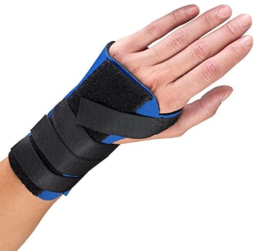 Champion Neoprene Maximum Cock-Up Wrist Splint Sm (4 3/4 - 6") Left-Side W/ Two Removable Metal Splints - Ea/1 - Home Health Store Inc