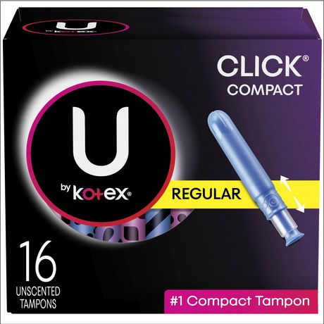 U by KOTEX® Click® Tampons Regular - Home Health Store Inc