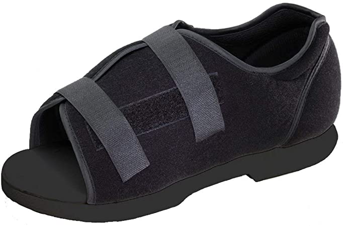 Otc Maximum Soft Top Post-Op Shoe Men's (6 1/2 - 8 1/2) Semi-Rigid Sole & Adjustable Straps Left Or Right Foot - Ea/1 - Home Health Store Inc