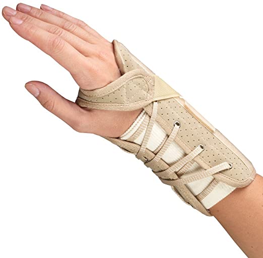 Silver Label Soft Fit Suede Wrist Support Xs (Fits Under 4 1/2), Right, Beige - Ea/1 - Home Health Store Inc