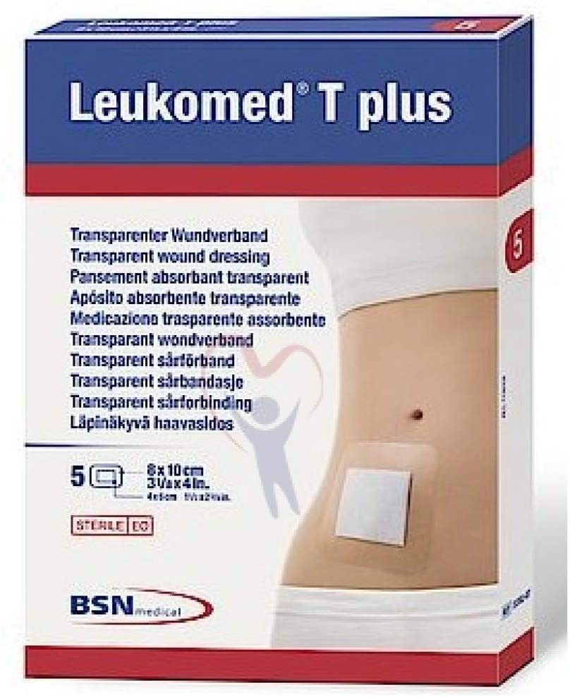 Leukomed T Waterproof Adh Transparent Sterile Film 7.2cm X 5cm (Retail Pack) - Box Of 5 - Home Health Store Inc