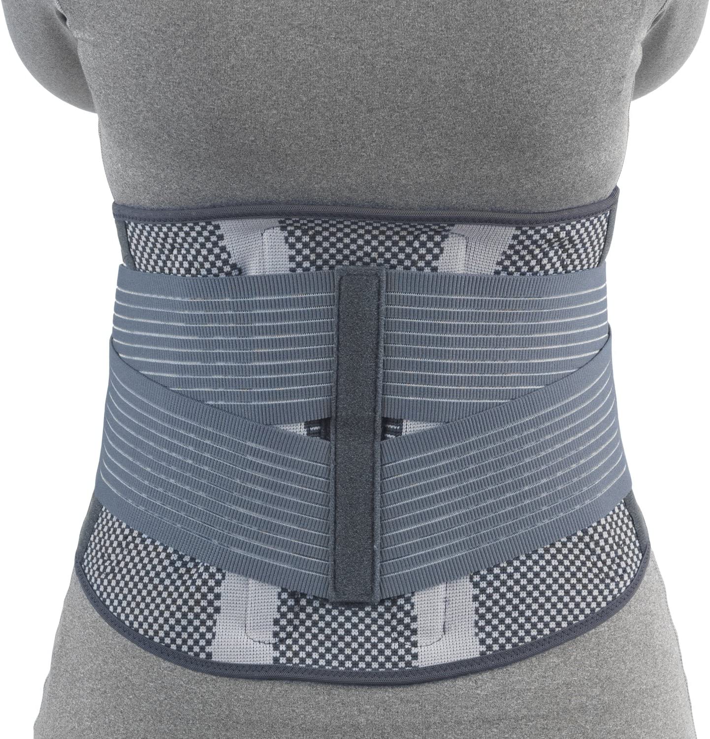 Otc Medium Theratex Lumbosacral Support Small (29-32") Grey/ Patterened 10" Back W/ Flexible Stays Non-Elastic Front - Ea/1 - Home Health Store Inc