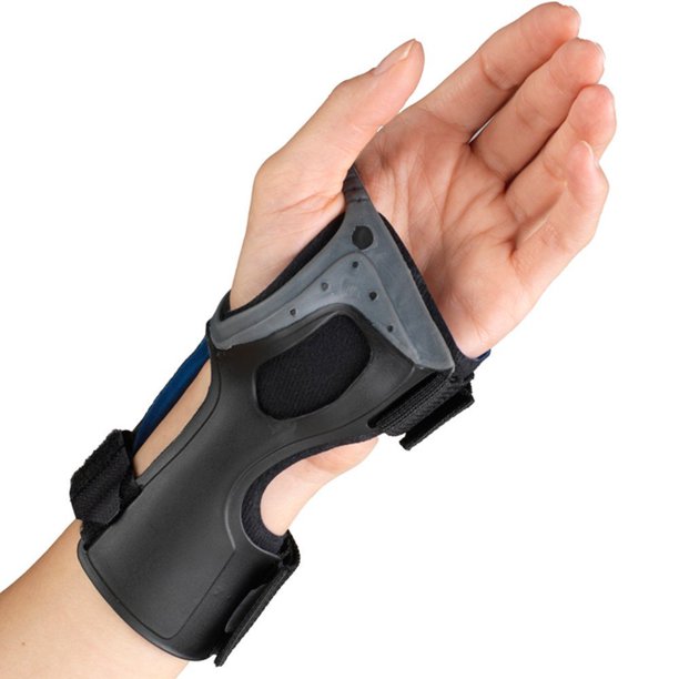 Otc Medium Low Profile Wrist Brace Left Hand Sm (5 1/4" - 6 1/2")Wrist (6 3/4" - 8")Palm Padded Molded Adjustable Hook & Eye Fastener Latex-Free - Ea/1 - Home Health Store Inc