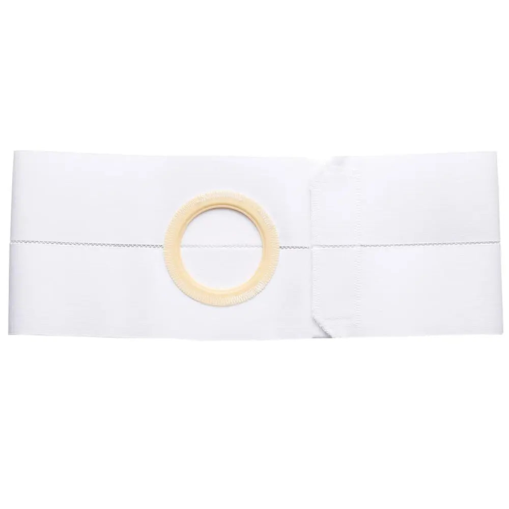 Nu-Form Regular Elastic 6" Support Belt Xxl (47-52") Left-Side 3 1/8" Centered Opening W/ 4" Single-Layer Auxillary Belt White (Non-Returnable) - Ea/1 - Home Health Store Inc