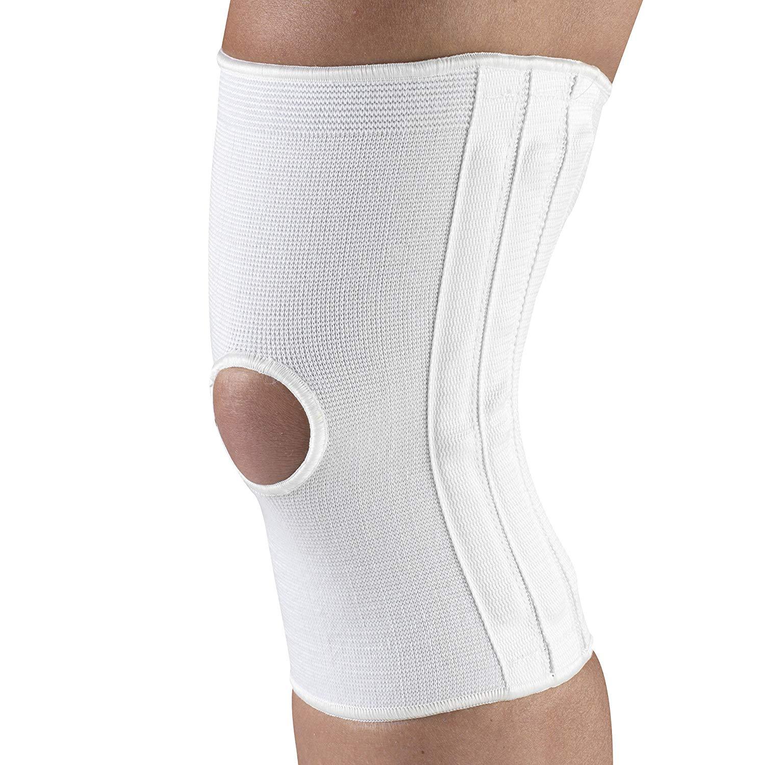 AIR 0072-L EA/1 KNEE BRACE WITH FLEXIBLE STAYS, OPEN PATELLA, LARGE