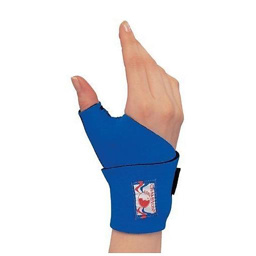 AIR 0303-M EA/1 NEOPRENE WRIST/THUMB SUPPORT BLUE, MEDIUM