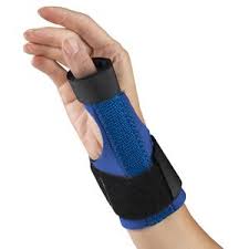 AIR 0305-L EA/1 NEOPRENE WRIST/THUMB SPLINT, BLUE, LARGE