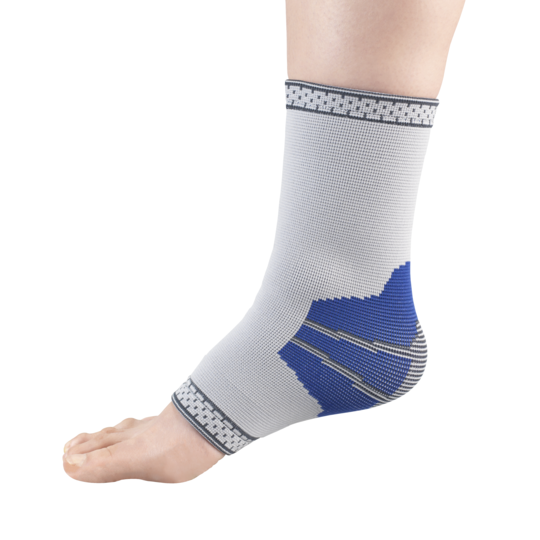 AIR 0437-M EA/1 ELASTIC ANKLE SUPPORT LIGHT GREY MEDIUM