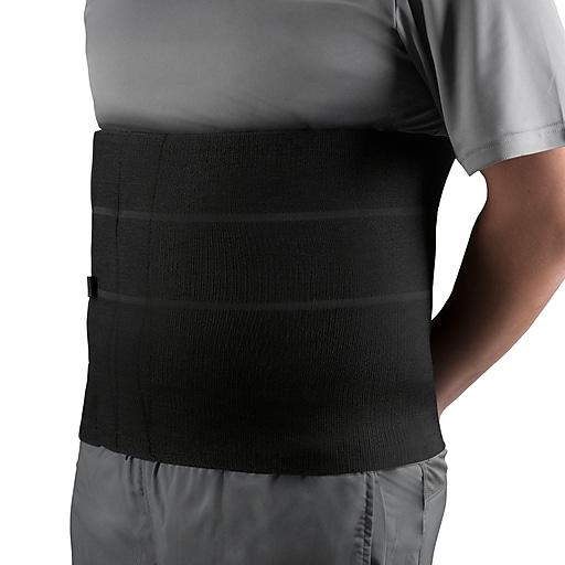 AIR 2510BL-3L EA/1 OTC MAXIMUM HEAVY DUTY FOUR PANEL ABDOMINAL BINDER 12" BLACK, 3 X-LARGE (49"-52")