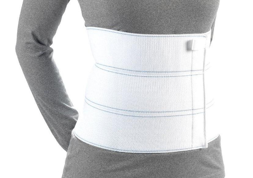 AIR 2513-L EA/1 OTC MINIMUM UNIVERSAL UNISEX 3-PANEL BINDER WHITE LARGE (60-75") MOLDS TO CONTOURS W/ GENTLE FULL-LENGTH SUPPORT & PULL-TAB ASSISTS