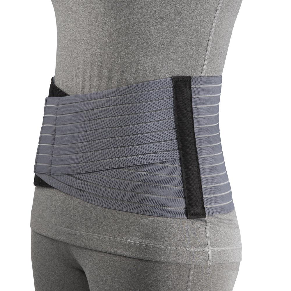 AIR 2889-M EA/1 OTC 7" LIGHTWEIGHT ELASTIC MEDIUM LUMBOSACRAL SUPPORT MEDIUM (33-36" HIP) GREY LATEX-FREE