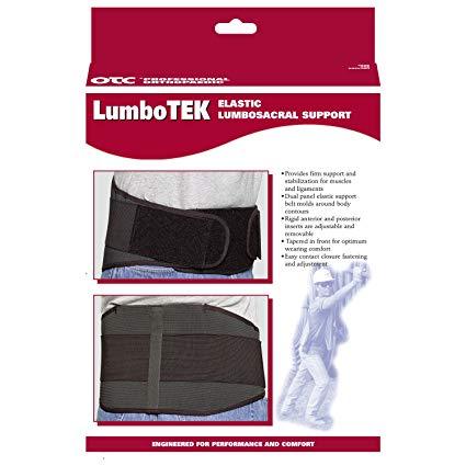 AIR 2895BL09-XL EA/1 LUMBOTEK LUMBOSACRAL SUPPORT 9IN BLACK X-LARGE 38-47IN