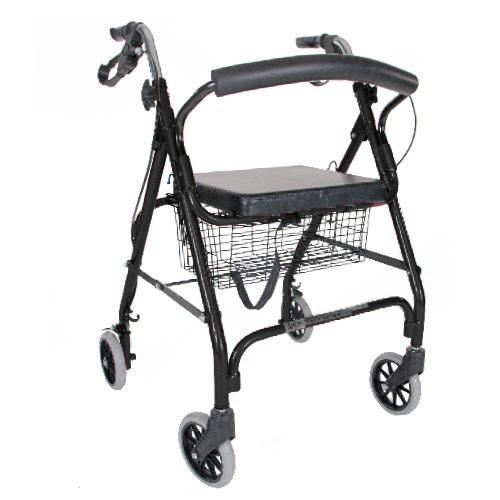 AIR 5314BK ROLLATOR WITH LOOP BREAKS, BLACK