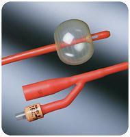 BRD 0196L16 BX/12  LUBRICATH COUNCIL 2-WAY SHORT OPEN-TIP 2 OPPOSING EYES FOLEY CATH 16FR 5CC BALLOON