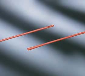 BRD 94080 BX/100  RED RUBBER CATHETER, 8FR, 16IN