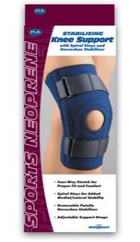 BSN 371031SNVY EA/1 SILVER LABEL NEOPRENE KNEE SUPPORT, UNIVERSAL, XS (12IN-13IN), NAVY