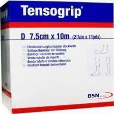 BSN 7151500 BX/1 TENSOGRIP TUBULAR ELASTIC SUPPORT BANDAGE 7.5CM X 10, SIZE D