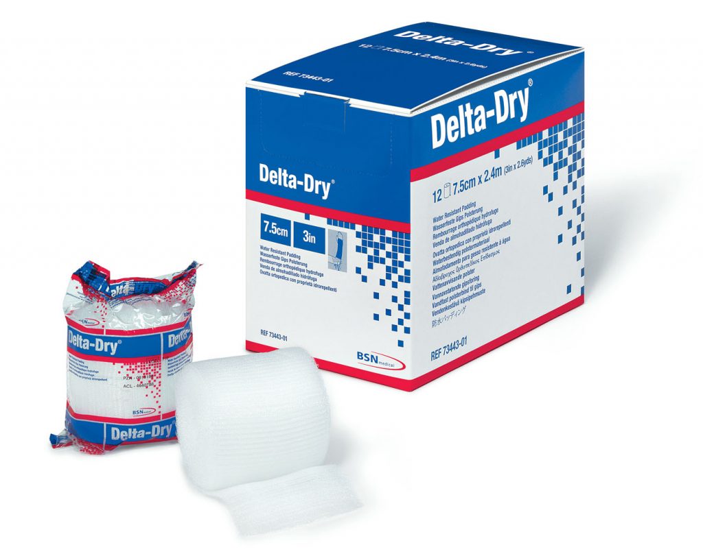 Delta-Dry Water Resistant Cast Padding 7.5cm X 2.4m - Box Of 12 - Home Health Store Inc