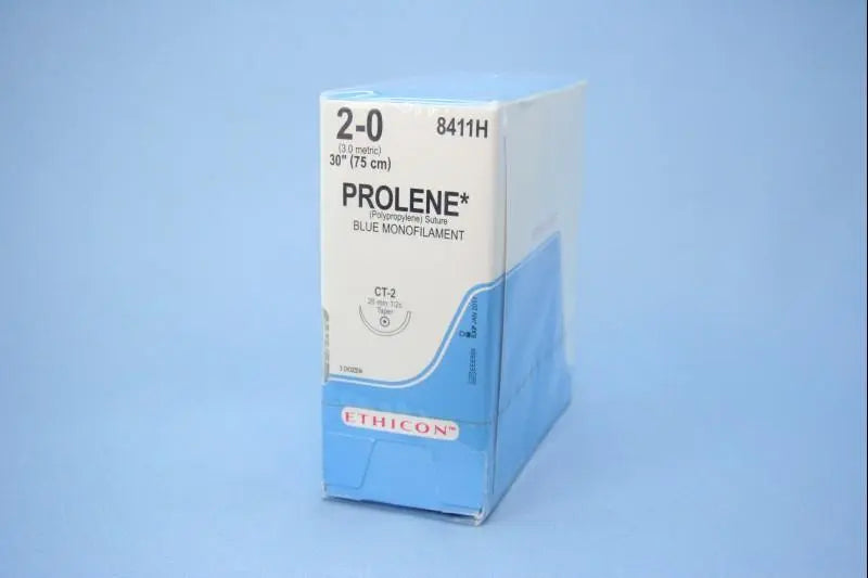 JNJ 8411H BX/36 SUTURE GENERAL CLOSURE PROLENE BLUE SZ 0