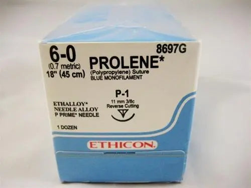 JNJ 8697G BX/12  SUTURE PROLENE SUTURE 6-0