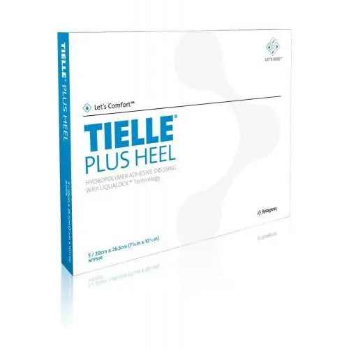 JNJ MTP508 BX/5 TIELLE® PLUS HEEL HYDROPOLYMER ADHESIVE DRESSING 20CM X 26.5CM