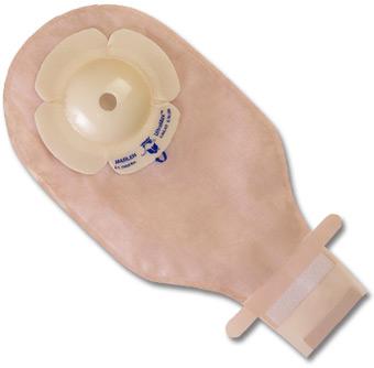 MAR 7253625 BX/5  MARLEN ULTAMAX DEEP DRAINABLE POUCH ,WITH AQUATACK HYDROCOLLOID BARRIER AND KWICK-KLOSE II FASTENER,1" PRE-CUT,OPAQUE