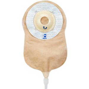 MAR 77061 BX/10 ULTRALITE 1-PIECE UROSTOMY POUCH W/ SKIN SHIELD, DEEP CONVEXITY, E-Z DRAIN VALVE, TRANSPARENT, 3/4IN OPENING