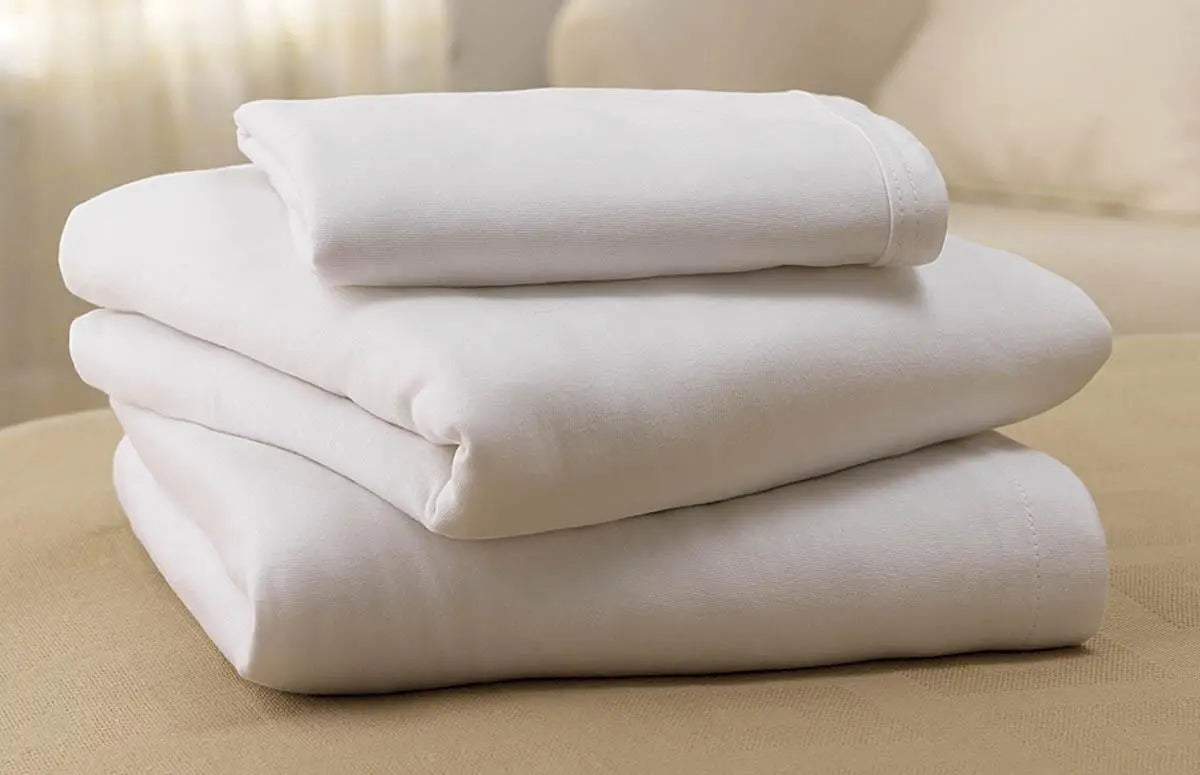 MDL MDTPC4J03 PK/12 SOFT-FIT KNITTED PILLOWCASE 55% COTTON, 45% POLY BLEND, 32" X 42", WHITE