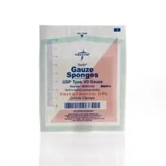 MDL NON21422 BX/40 (PK/2) GAUZE SPONGE 3" x 3" 12-PLY STERILE