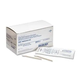 MED MDS202105 (10PK/CS) 100PK/BX STERILE COTTON TIPPED APPLICATORS  (PACKS OF 2)