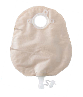 SQU 413436 BX/10 NATURA UROSTOMY POUCH, TRANSPARENT, 38MM (1 1/2IN), STANDARD