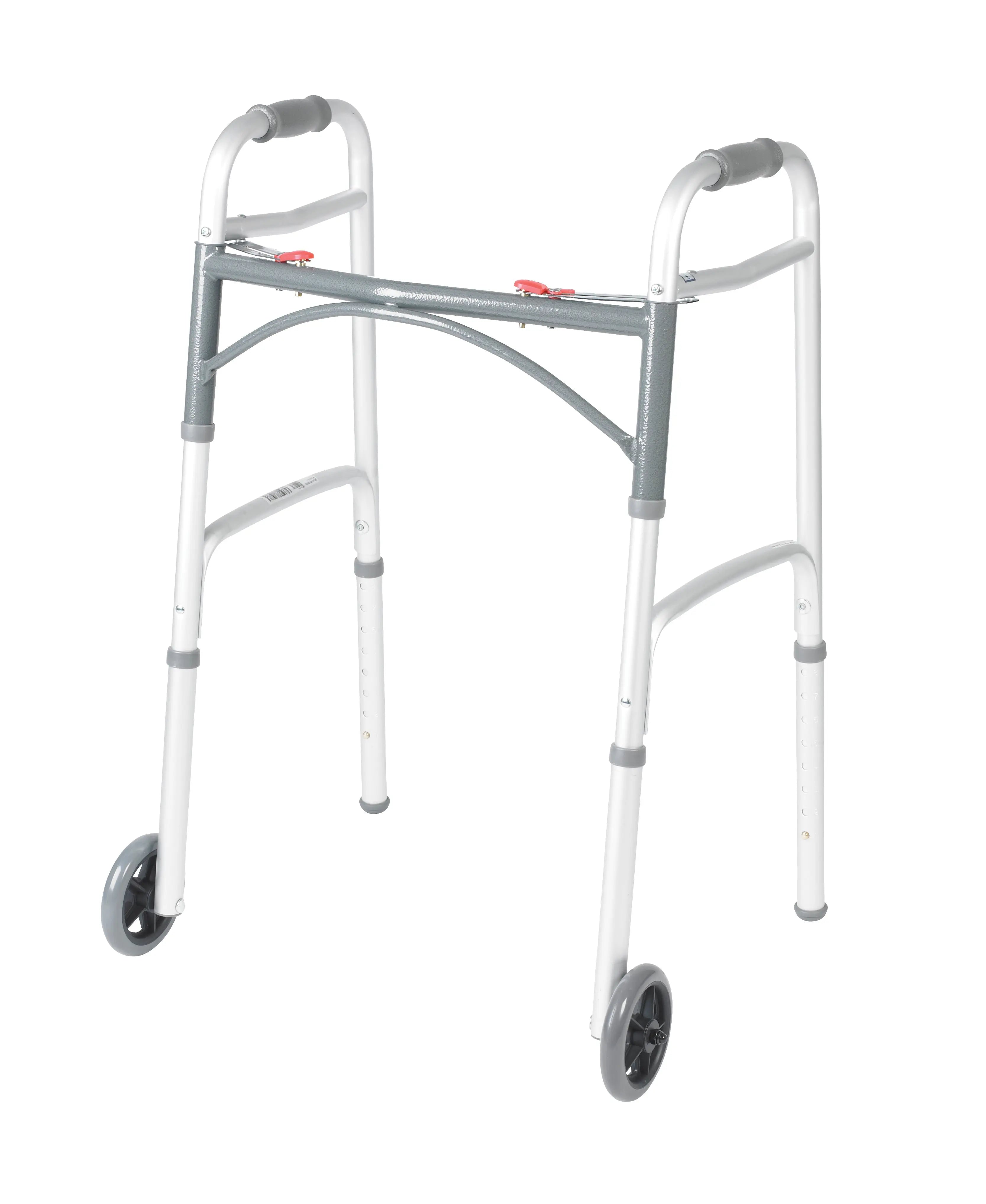 PreserveTech Deluxe Two Button Folding Walker with 5" Wheels - Home Health Store Inc