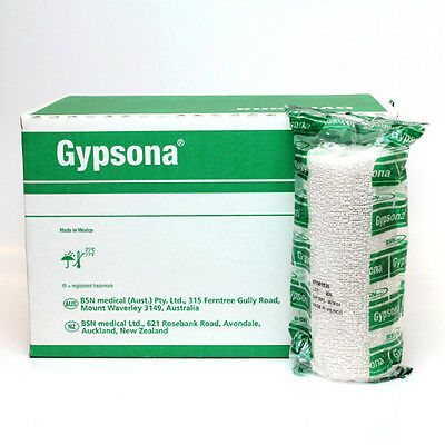 Gypsona Plaster Of Paris Bandage 20cm X 4.5m, Extra Fast Setting (2 Minutes) - Box Of 12 - Home Health Store Inc