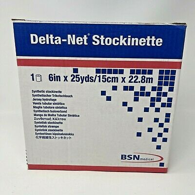 Delta-Net Synthetic Stockinette 2.5cm X 22.8m, Black - Box Of 1 - Home Health Store Inc